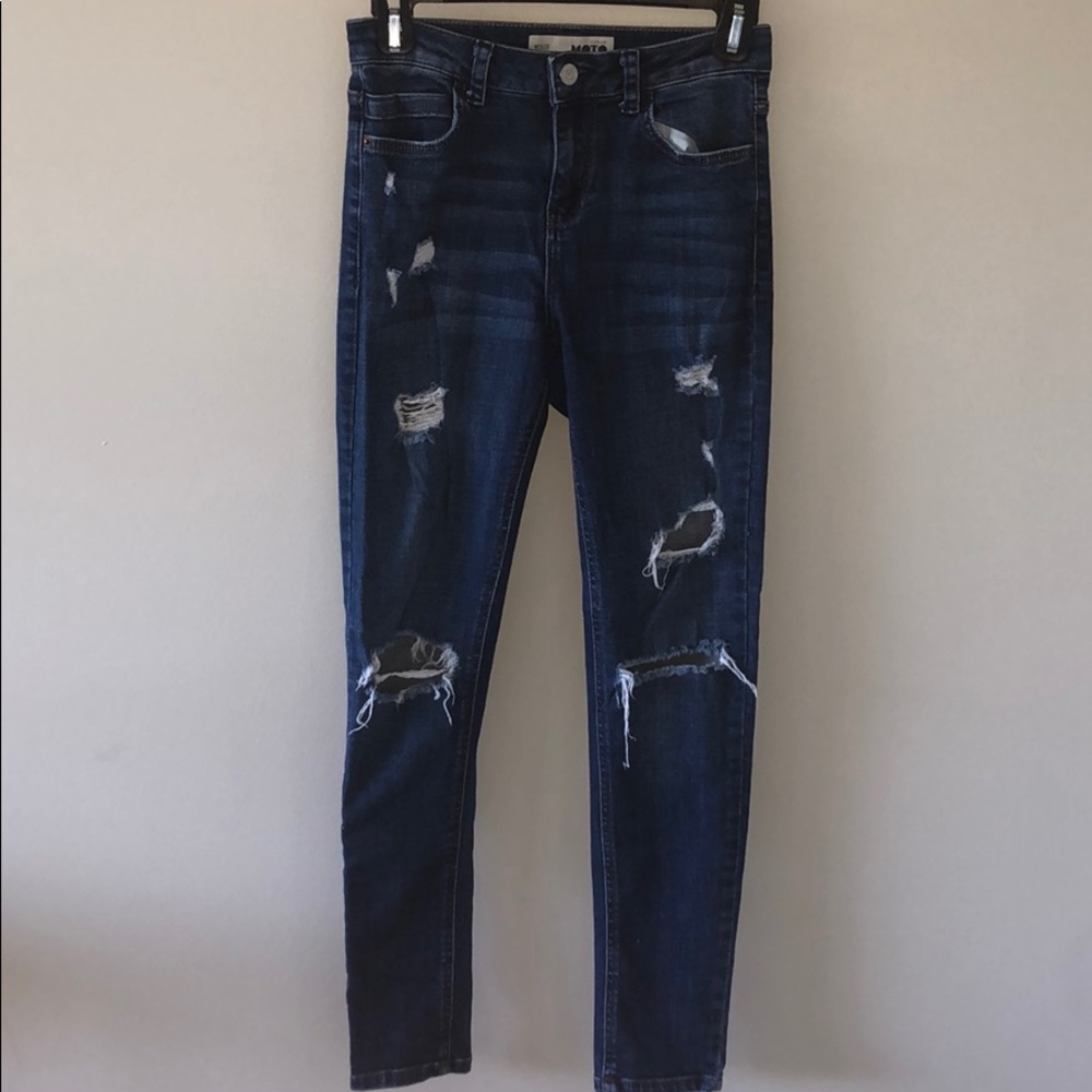 Topshop MOTO ripped jeans - size 26
